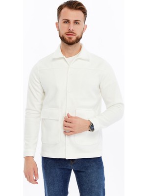Citra Premium Kaşe Dokulu Cepli Erkek Gömlek