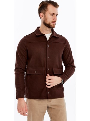 Citra Premium Kaşe Dokulu Cepli Erkek Gömlek