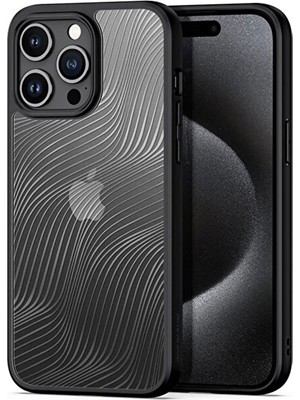 Dux Ducis iPhone 15 Pro Max Aimo Series Premium Buzlu Sert Pc-Tpu KILIF-(5775)