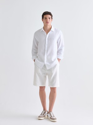 Lc Waikiki Yeni Sezon Rahat Kalıp Erkek Müslin Şort