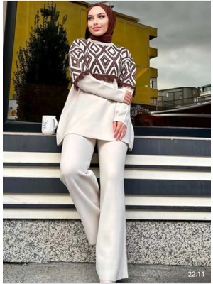 Shirosa Moda Triko Ikili Tesettür Takım