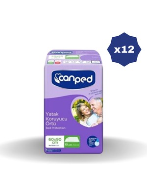 Canped Yatak Örtüsü 60X90 8 Li - (12 Adet)