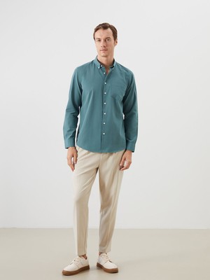 Lc Waikiki Yeni Sezon Regular Fit Uzun Kollu Poplin Erkek Gömlek