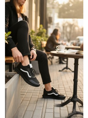 Enoch Erkek Günlük Spor Ayakkabı Klasik Dalga Şeritli Sneaker Rahat Kalıp Yürüyüş Modeli