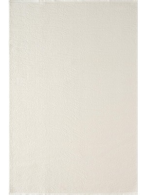 Karmen Halı Look Black LB005W Beyaz Halı Modern Desen Akrilik Yumuşak Tozuaz Salon Oturma Odası Halısı