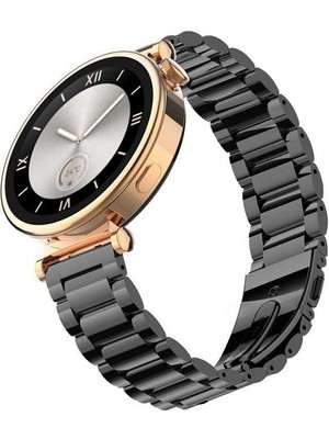 Huawei Watch Gt6 41 mm / Gt5 Pro 42 mm / Gt5 41 mm / Gt4 41 mm Uyumlu 18 mm Paslanmaz Çelik Klasik Saat Kordonu – Premium Metal Kayış