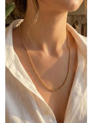 Fiyonk Kuyumculuk 14 Ayar Altın Top Zincir 2.50 mm