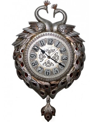 Marsilyan Tavuskuşu Duvar Saati Model 3