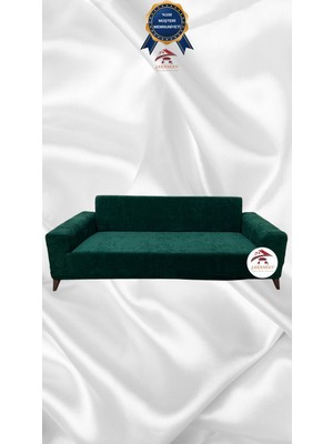 Baby Face Lastikli Koruyucu Giydirme Koltuk Örtüsü - Zümrüt Yeşili - 3'lü (1 Parça)