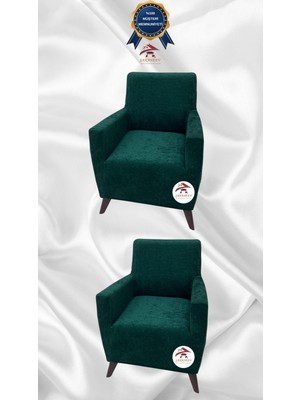 Baby Face Lastikli Koruyucu Giydirme Koltuk Örtüsü - Zümrüt Yeşili - 1+1 (2 Parça Set)