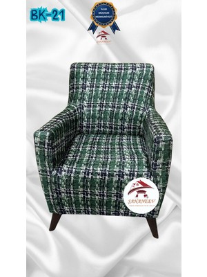 Baskı Desenli Elastik Esnek Kadife Koruyucu Giydirme Koltuk Örtüsü - Bk-21 - Tekli (1 Parça)
