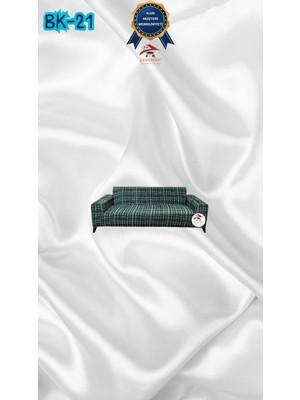 Baskı Desenli Elastik Esnek Kadife Koruyucu Giydirme Koltuk Örtüsü - Bk-21 - 2'li (1 Parça)