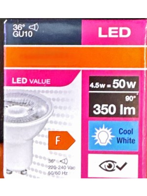 Boytaş /osram/ 4.5 Watt LED Ampul / Beyaz Işık