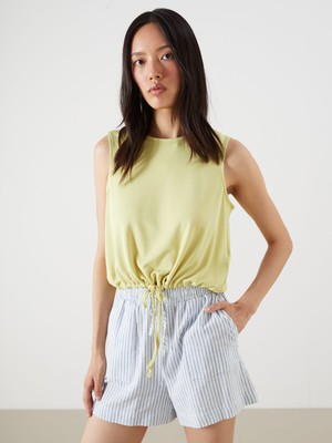 Lc Waikiki Yeni Sezon Bisiklet Yaka Büzgülü Kadın Atlet