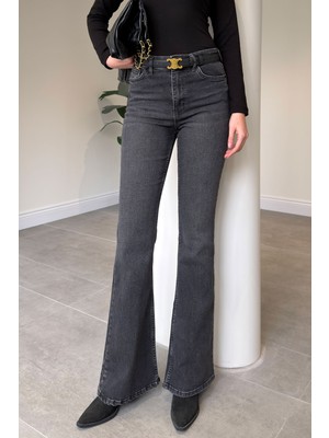 Magarde Premium Ispanyol Paça Jean- Füme