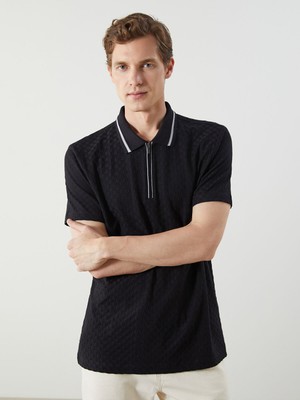 Lc Waikiki Yeni Sezon Polo Yaka Merserize Görünümlü Erkek Tişört