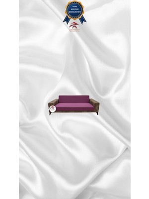 Mikro Lastikli Kaymaz Elastik Koruyucu Kolsuz Koltuk Örtüsü - Gülkurusu - 2'li Set (1 Parça)