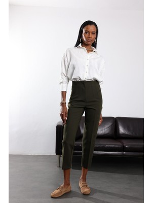 5in1Canpolat Haki Flatolu Pantolon 5113