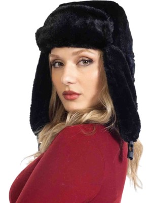 Sir Cliffson Klipsli Pilot Bayan Peluş Şapka