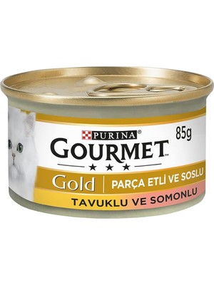 Vento Store Parça Etli Somonlu & Tavuklu Yaş Kedi Maması, Yetişkin, 85 G