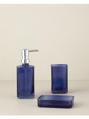 Vento Store Pearly Pamuklu Banyo Paspası Seti Lacivert