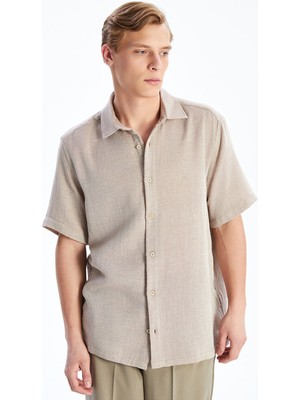 Lc Waikiki Yeni Sezon Regular Fit Kısa Kollu Erkek Gömlek