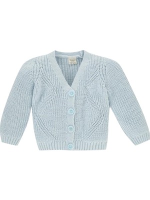 Kız Bebek Düğmeli Triko Hırka