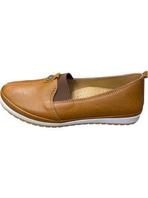 Güven Kundura Kadın Düz Taban Ortepedi Hakiki Deri Babet