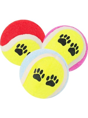 Vento Store 3'lü Tenis Topu Kedi Köpek Oyuncağı