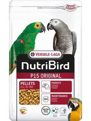 Nutrıbırd P15 Orıgınal Papağan Pelet Yem 1 kg Güncel Skt Yeni Üretim