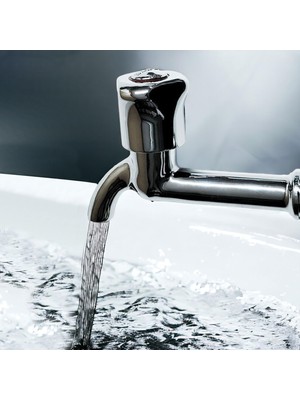 Feyzayapı Uzun Musluk Süzgeçli Tuvalet Bahçe Lavabo Musluğu Ara Musluk