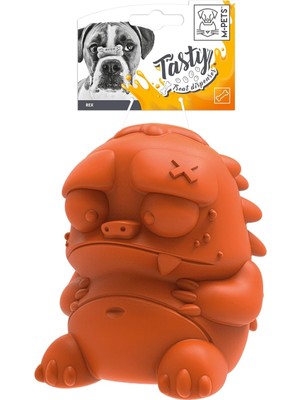 M-Pets Rex Ödül Hazneli Kauçuk Köpek Oyuncağı Orange