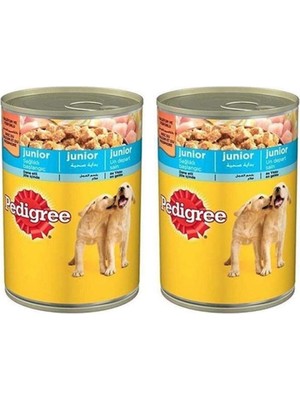 Vento Store Pedigree Köpekler Için Yavru Konserve Yaş Mama 400 G 2li Paket