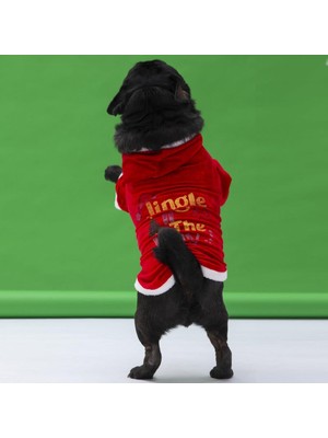 Pawstar Jingle Küçük Köpek Yılbaşı Sweatshirtü (Xl)