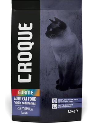 Croque Gurme Yetişkin Kedi Maması 1,5kg