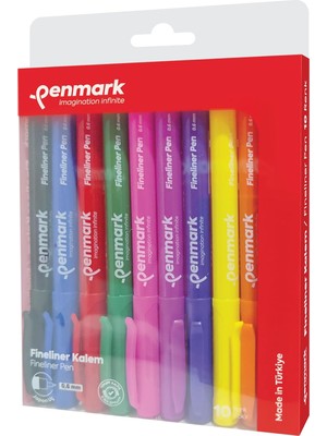 Vento Store Fineliner Kalem 0,6 Milimetre Japon Uç 10'lu