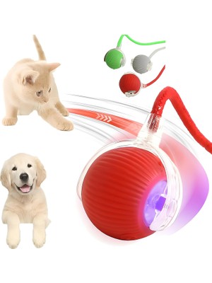 Vento Store Akıllı Evcil Hayvan Oyuncağı – Kediler ve Küçük Köpekler Için Otomatik Dönme Toplu Kuyruklu Fare Oyu