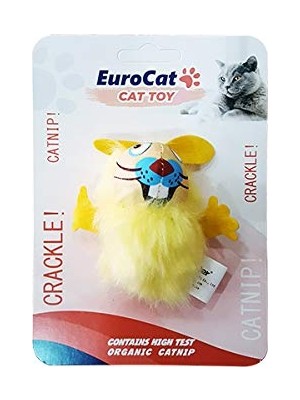 Eurocat Fare Şekilli Kedi Oyuncağı, 7.5 cm
