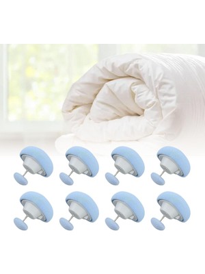 Arvale 8 Adet Kalp Şeklinde Nevresim Sabitleme Iğnesi | Çarşaf Yorgan Sabitleme