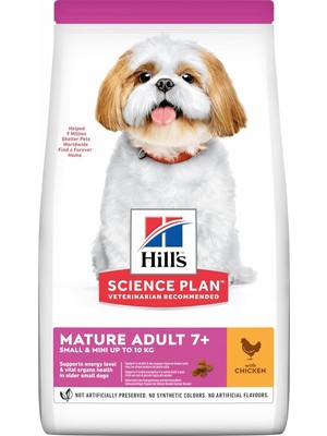 Hill's Scıence Plan +7 Yaşlı Küçük ve Mini Irk Tavuklu Köpek Maması 1.5 kg