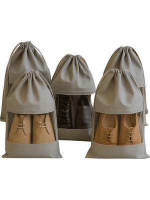 5 Adet Ayakkabı Düzenleyici Ayakkabılık Organizer Dolap Içi Düzenleyicisi Seyahat Çantası Bavul Içi