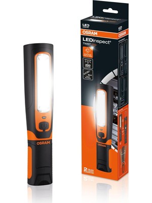 Osram LED Şarjlı Çalışma Lambası, Siyah, TWIST250
