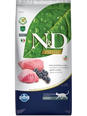 Tahılsız Kuzu Etli ve Yaban Mersinli Yetişkin Kedi Maması 1,5 kg