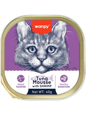 Vento Store Ton Balıklı ve Karidesli Yaş Pate Kedi Maması, 40 Gr, 6 Adet
