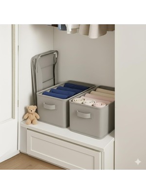 Vento Store Mega Boy Pencereli Hurç Çok Amaçlı Düzenleyici Saklama 40X40X75 cm 0256