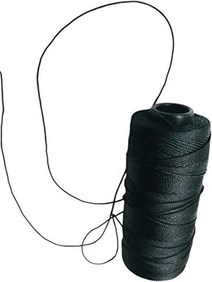 Gulistan Pazarı Makaralı Siyah Renk Tesbih Ipi.kolye IPI.200 Metre,80 GRAMDIR.%100 Polyester Naylon Iptir.