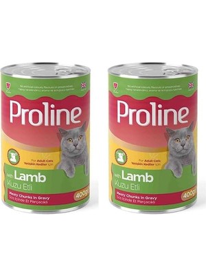 Vento Store Proline Kuzu Etli Sos Içinde Gravy Yetişkin Kedi Konservesi 400 gr 2li Paket
