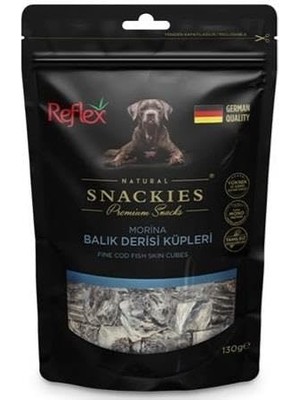 Vento Store Morina Balığı Derisi Küpleri Köpek Ödül Maması 130 gr
