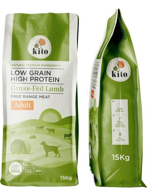Vento Store Kito Doğal Besi Kuzu Etli Yetişkin Köpek Maması 15 kg