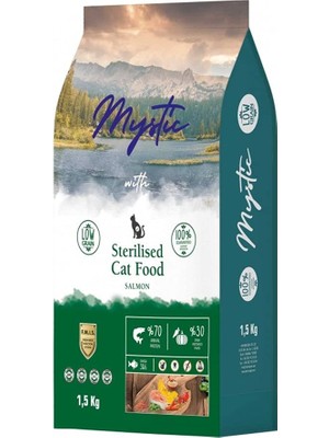 Vento Store Mystic Az Tahıllı Yetişkin Kedi Maması Kısır Somonlu 1,5 kg